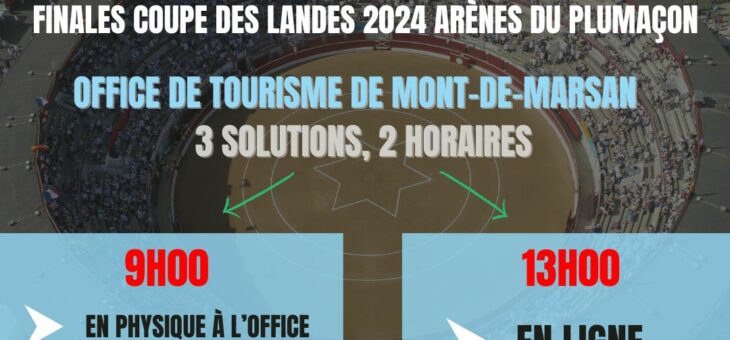 OUVERTURE BILLETTERIE – FINALES COUPE DES LANDES