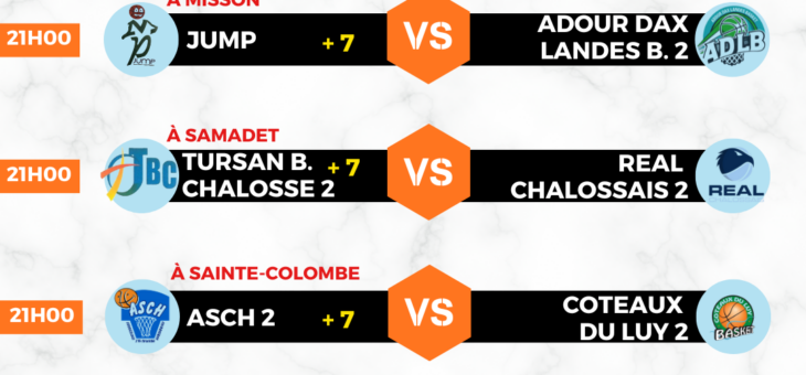 COUPE INTERMARCHE – PROGRAMME 1/8èmes