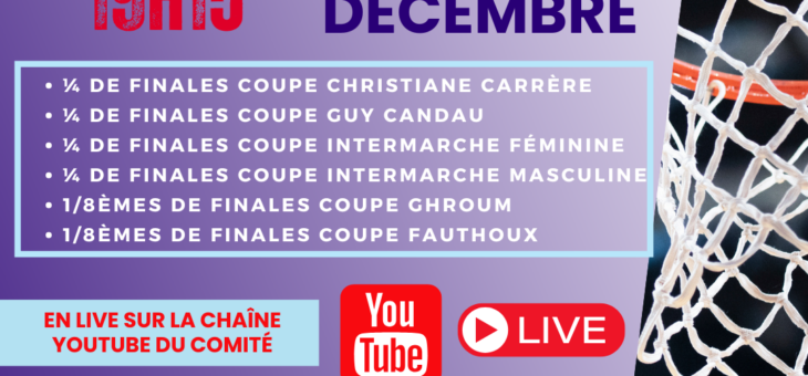 TIRAGES COUPES – JEUDI 4 DECEMBRE