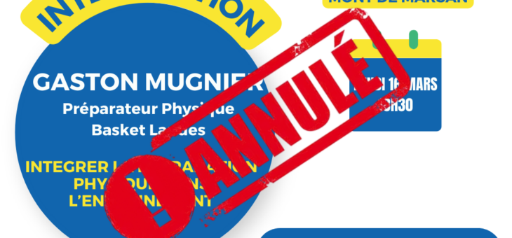 ANNULATION INTERVENTION TECHNIQUE – GASTON MUGNIER