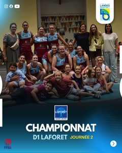 CHAMPIONNAT D1 LAFORET SAINT-SEVER – JOURNEE 2